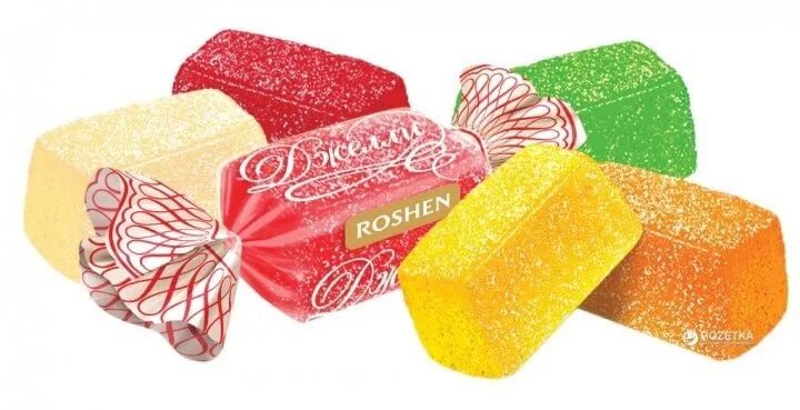 Конфеты желейные с цедрой